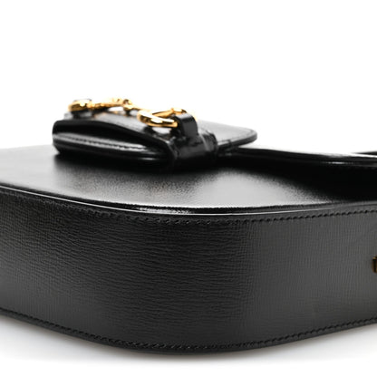 Gucci Azalea Calfskin Web Mini Horsebit 1955 Shoulder Bag Black