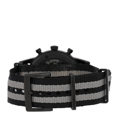 Tiffany DLC Stainless Steel Nylon 40mm CT60 Automatic Watch Black