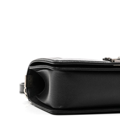 Chanel Caviar Quilted Medium Boy Flap Black