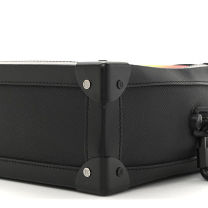 Louis Vuitton Taiga Rainbow Soft Trunk Black