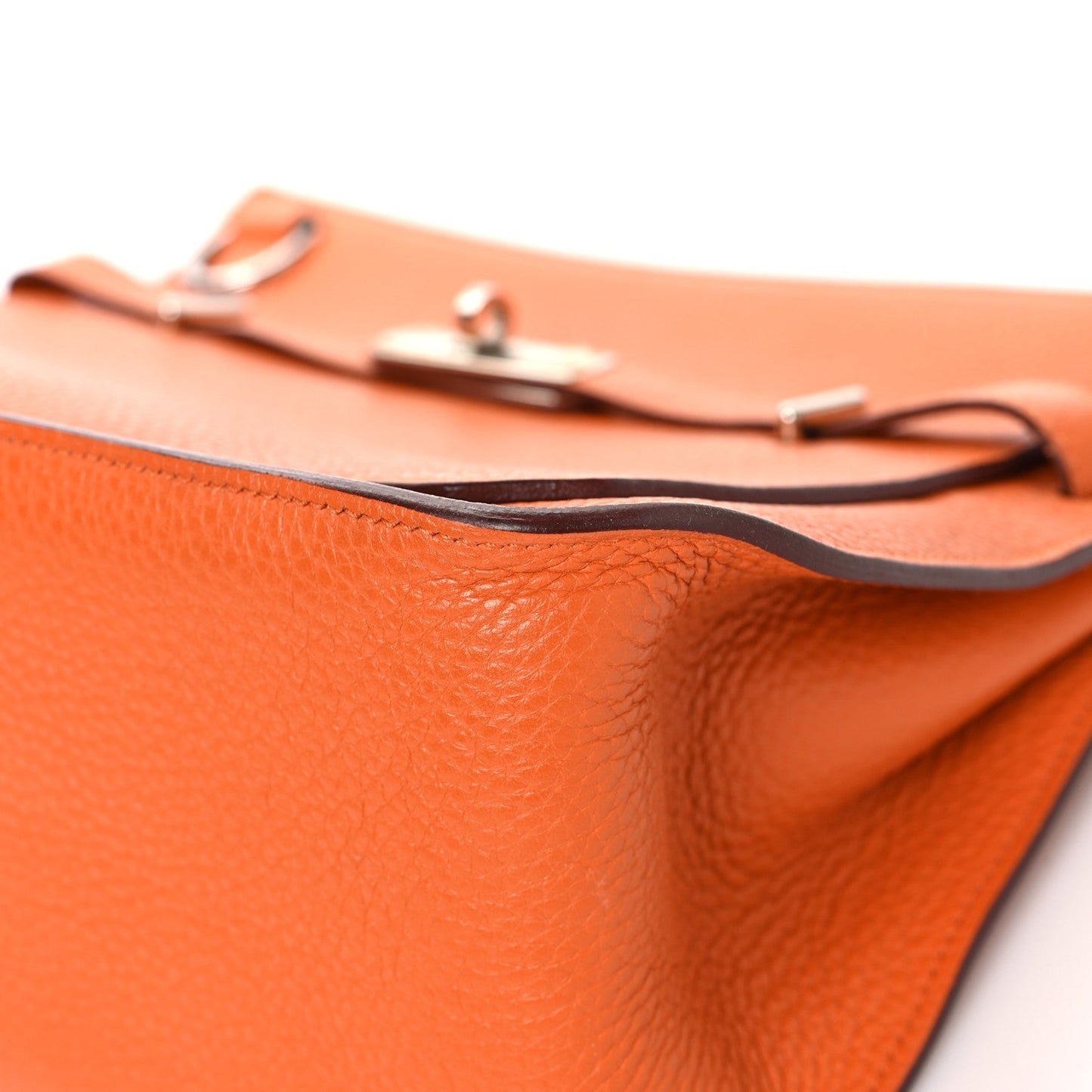 Hermes Taurillon Clemence Jypsiere 28 Orange