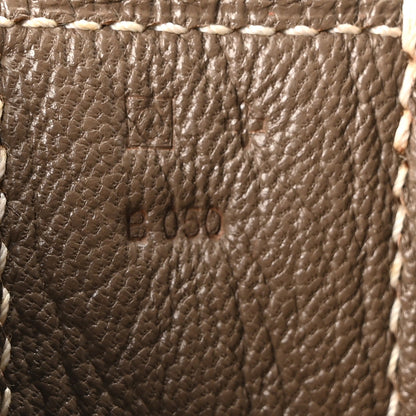 Hermes Taurillon Clemence Steve Messenger 28 Etoupe