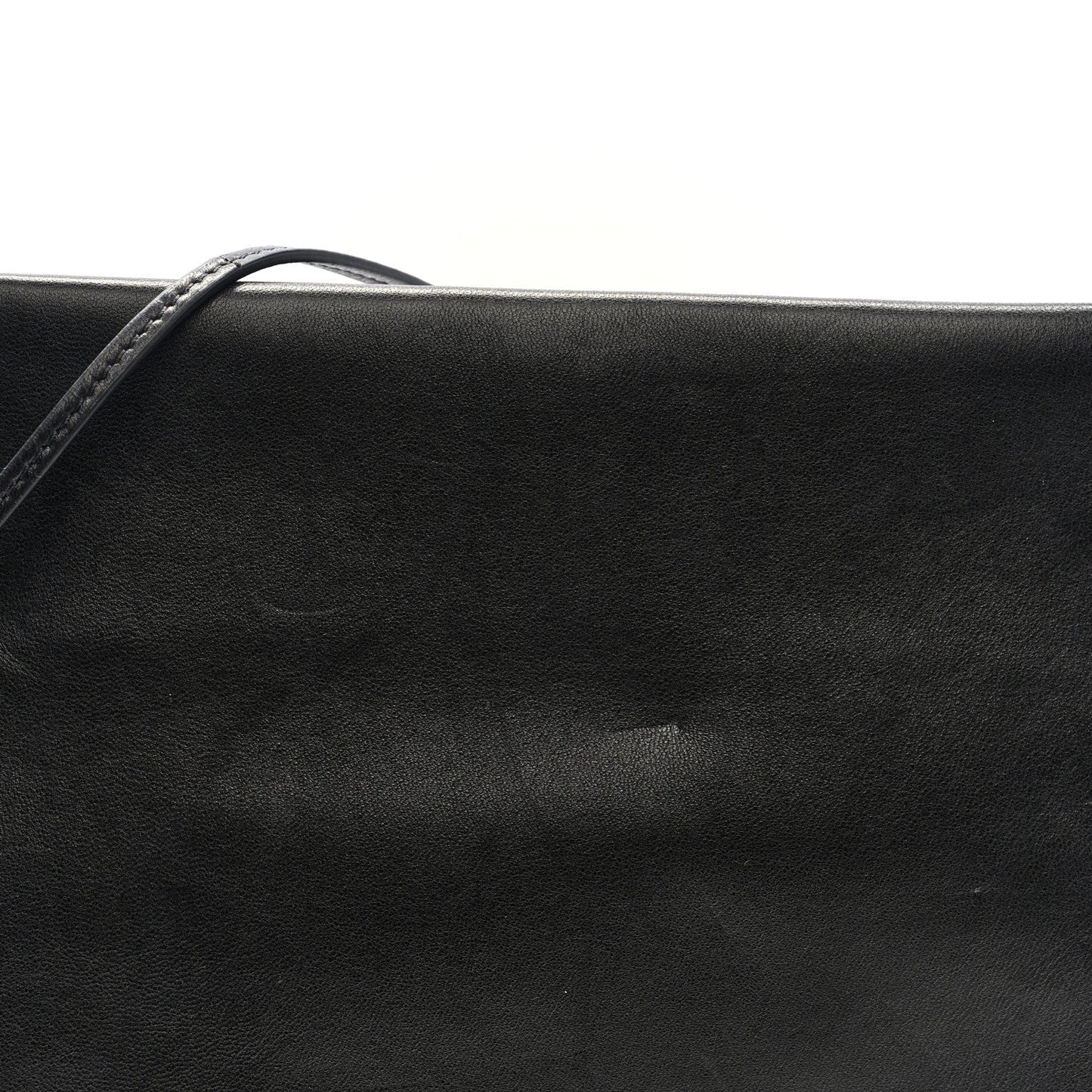 The Row Vegetable Calfskin Medicine Pouch Black
