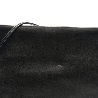 The Row Vegetable Calfskin Medicine Pouch Black