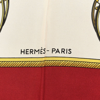 Hermes Silk Les Voitures A Transformation Scarf 90