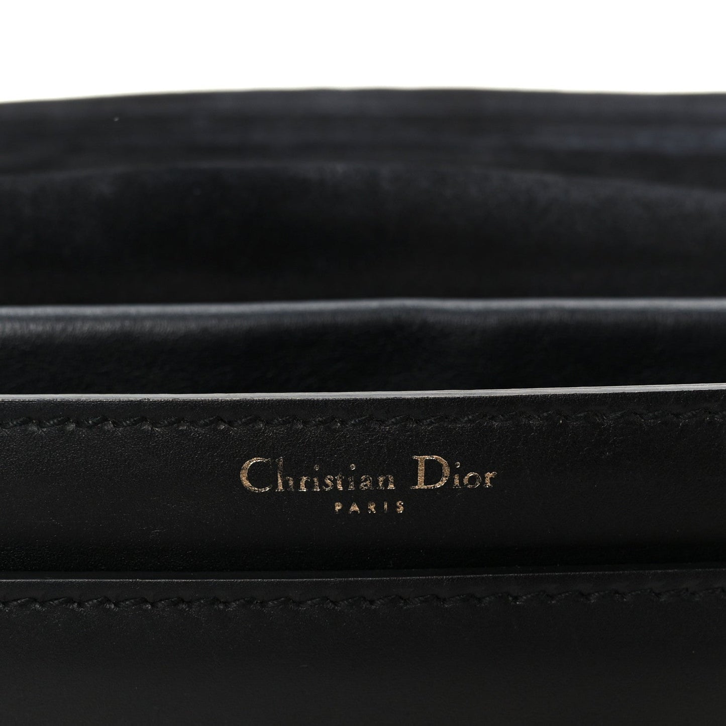 Christian Dior Calfskin J'Adior Chain Flap Bag Black