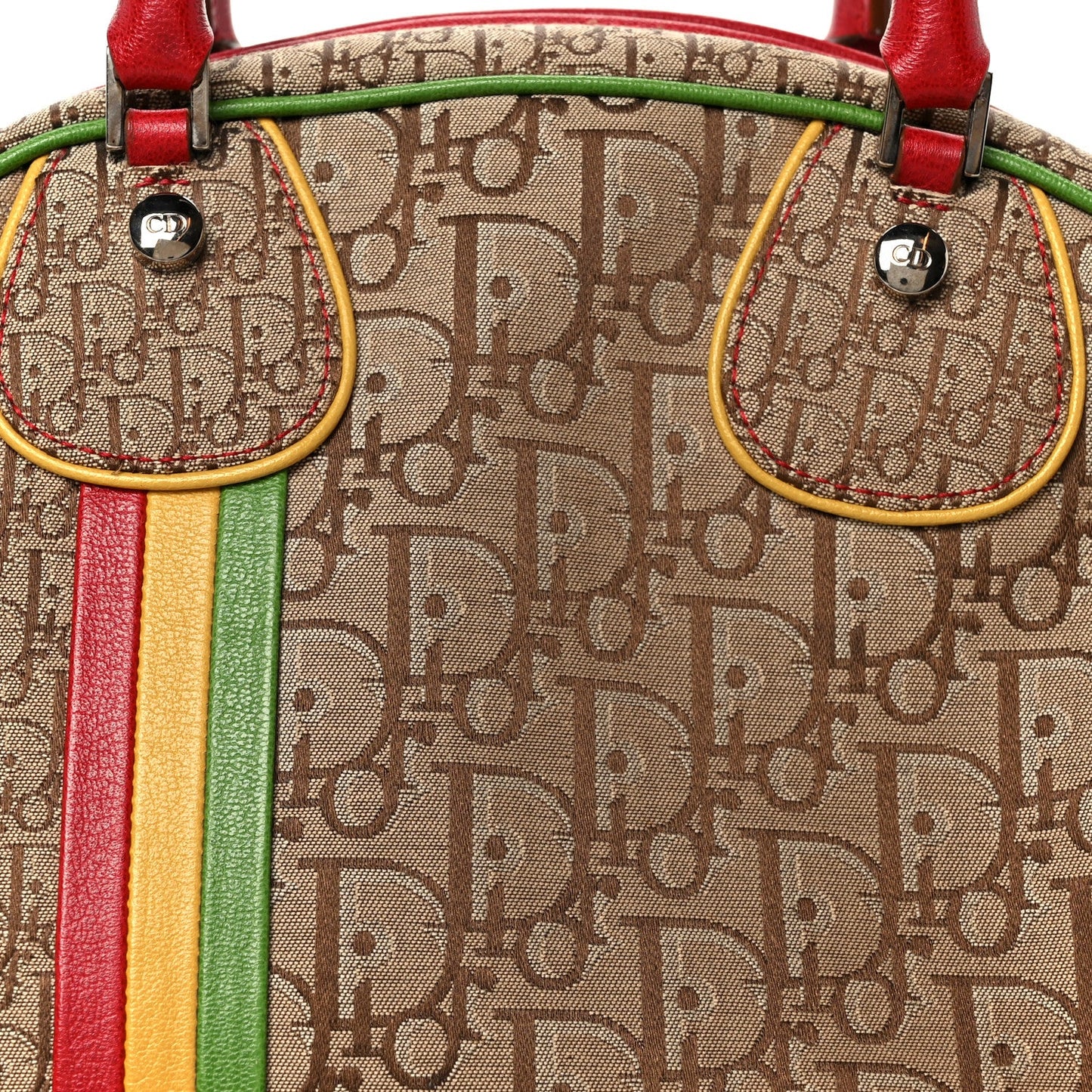 Christian Dior Monogram Rasta Bowler Beige