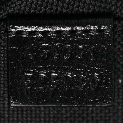 Gucci GG Supreme Monogram Large Four Wheel Suitcase Black Grey