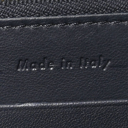 Celine Smooth Calfskin Trotteur Clutch Navy Blue Red
