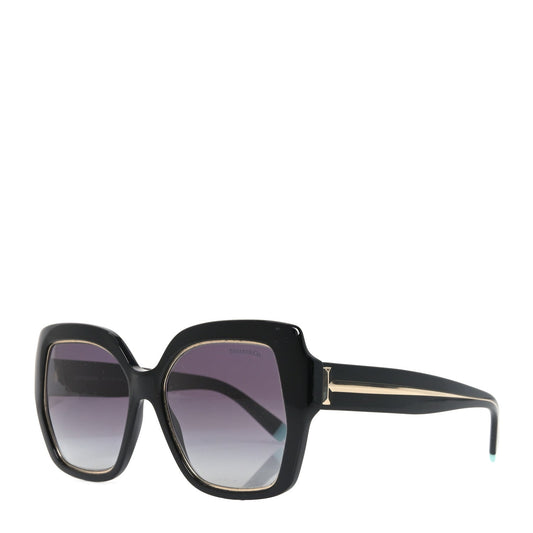 Tiffany Acetate Metal Cat Eye Sunglasses TF4183 Black