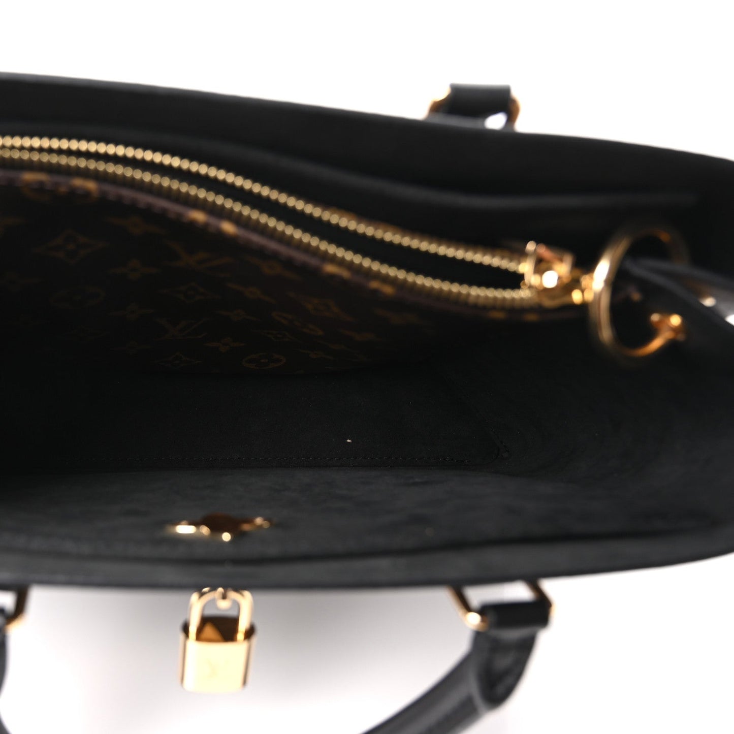 Louis Vuitton Monogram Flower Tote Black