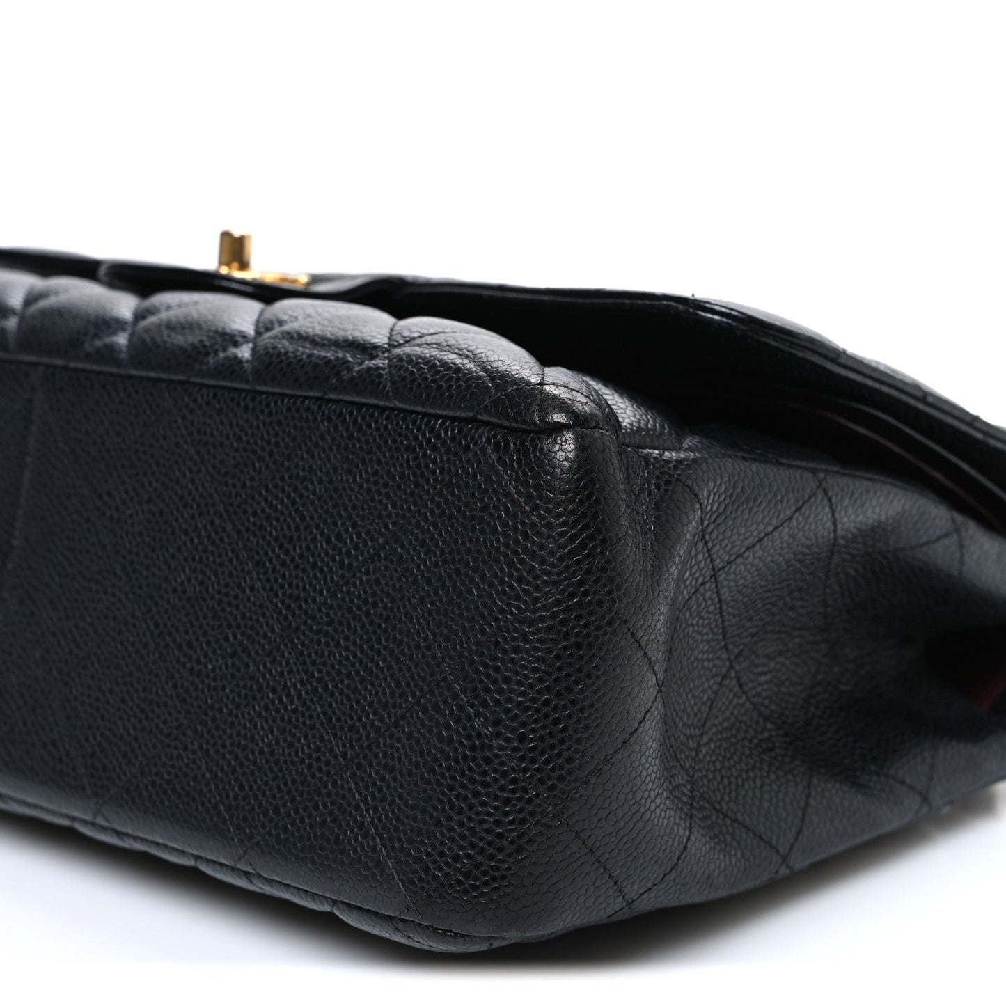 Chanel Caviar Quilted Jumbo Double Flap Black