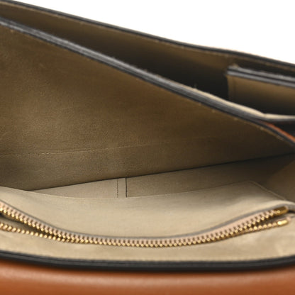 Chloe Suede Calfskin Medium Faye Shoulder Bag Caramel
