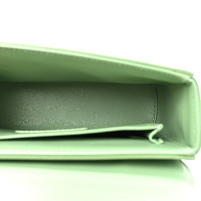 Christian Dior Box Calfskin 30 Montaigne Box Bag Mint Green