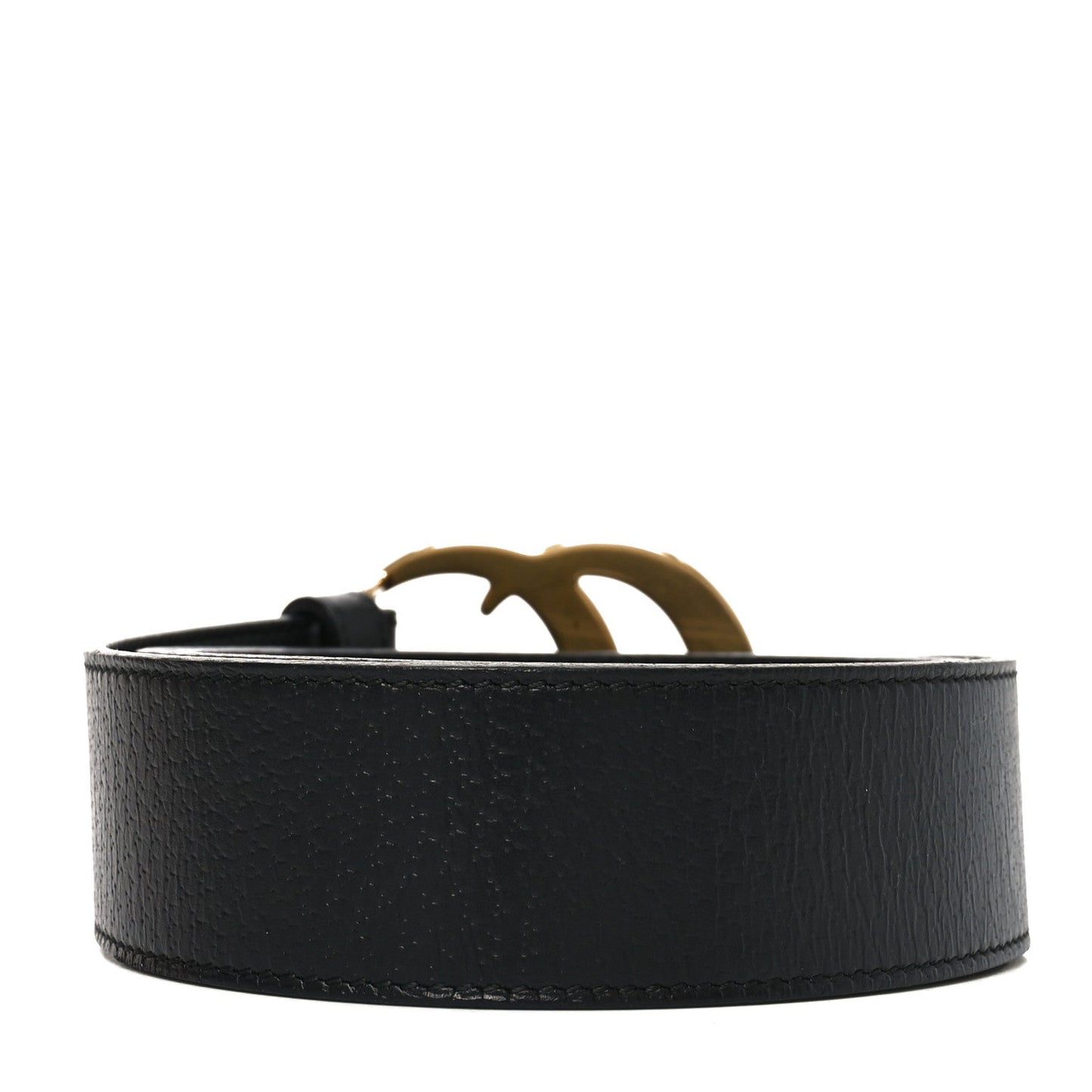 Gucci Dollar Pigprint Double G 40mm Belt 75 30 Black