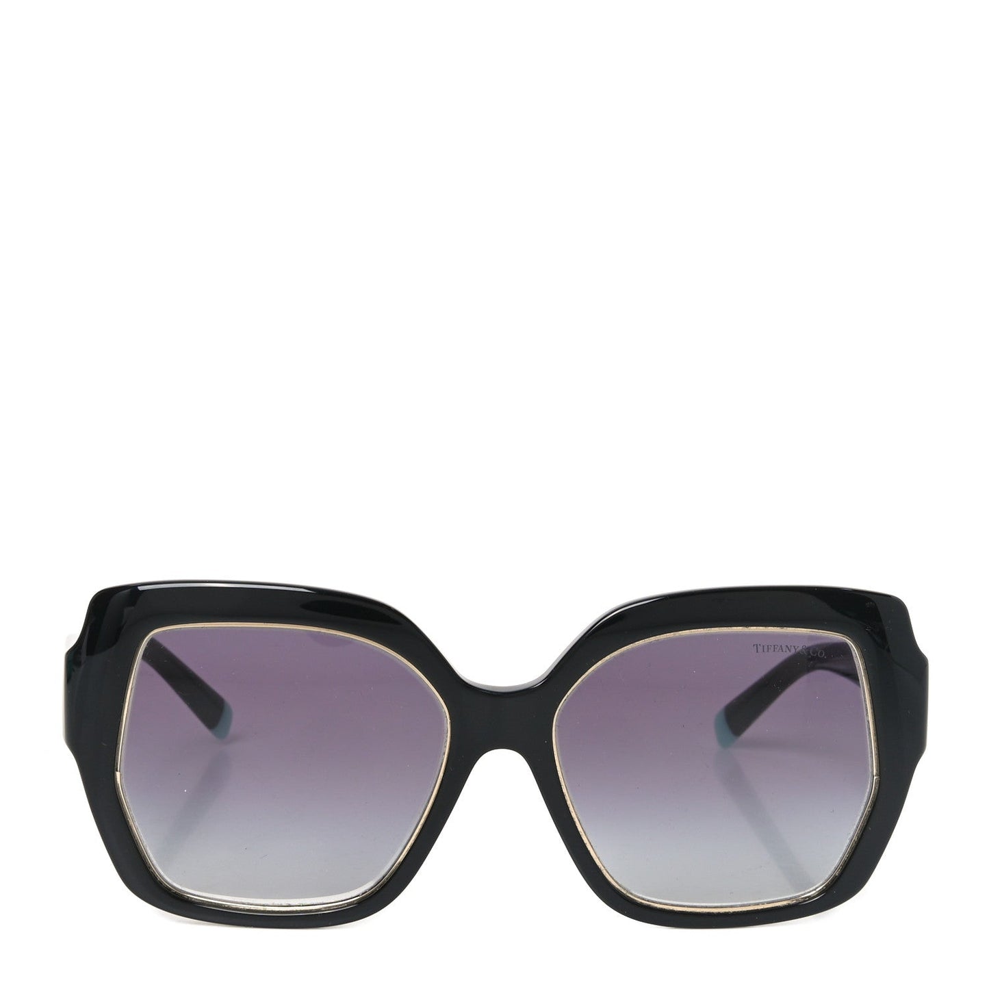 Tiffany Acetate Metal Cat Eye Sunglasses TF4183 Black