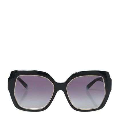 Tiffany Acetate Metal Cat Eye Sunglasses TF4183 Black