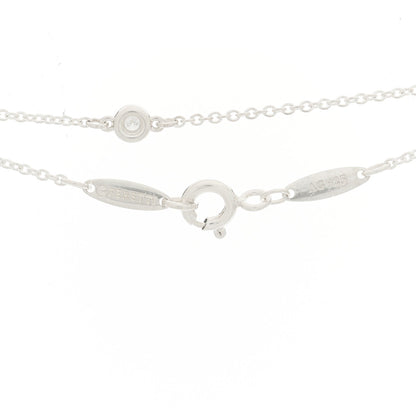 Tiffany Sterling Silver Diamond Orange Chalcedony Elsa Peretti Color By The Yard Sprinkle Necklace