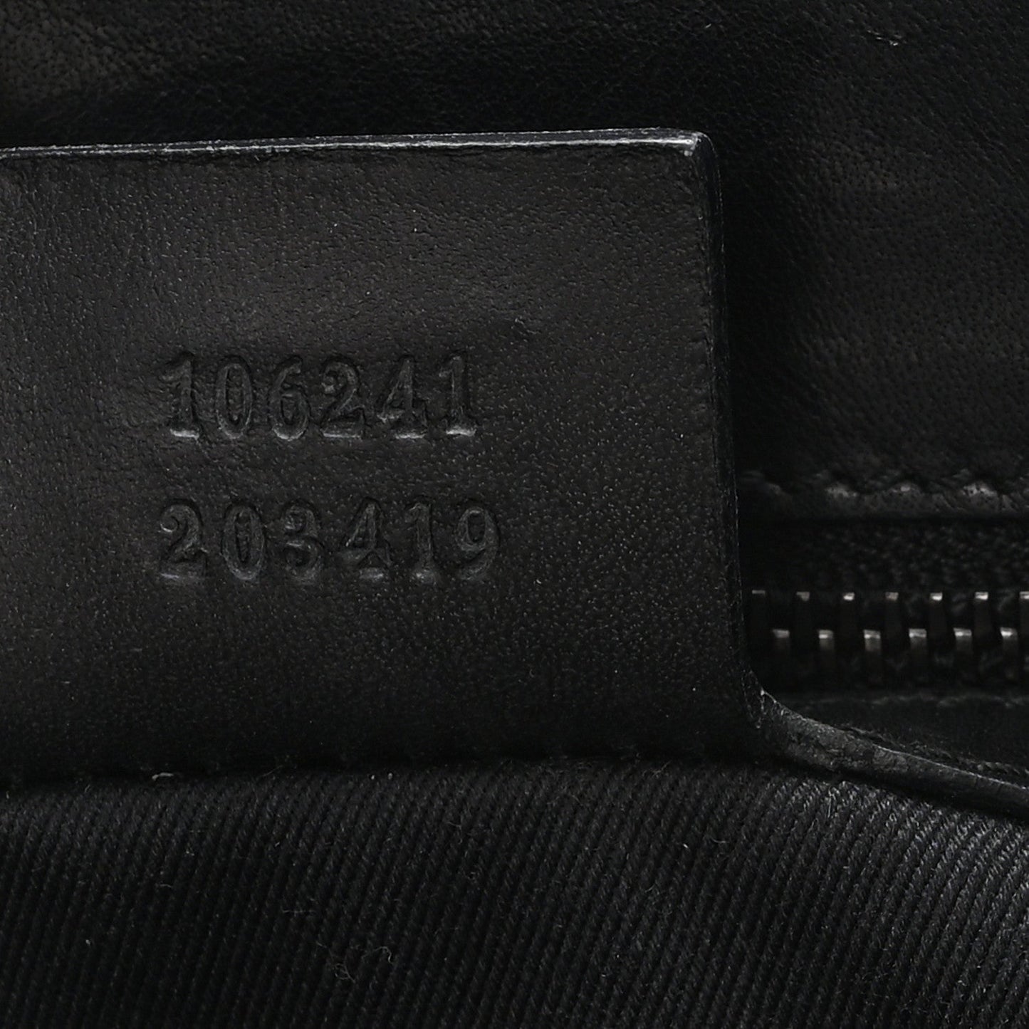 Gucci Canvas Monogram Tote Black