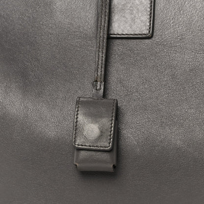 Saint Laurent Calfskin Large Sac de Jour Carryall Grey