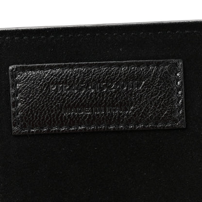 Saint Laurent Suede Studded Bucket Bag Black