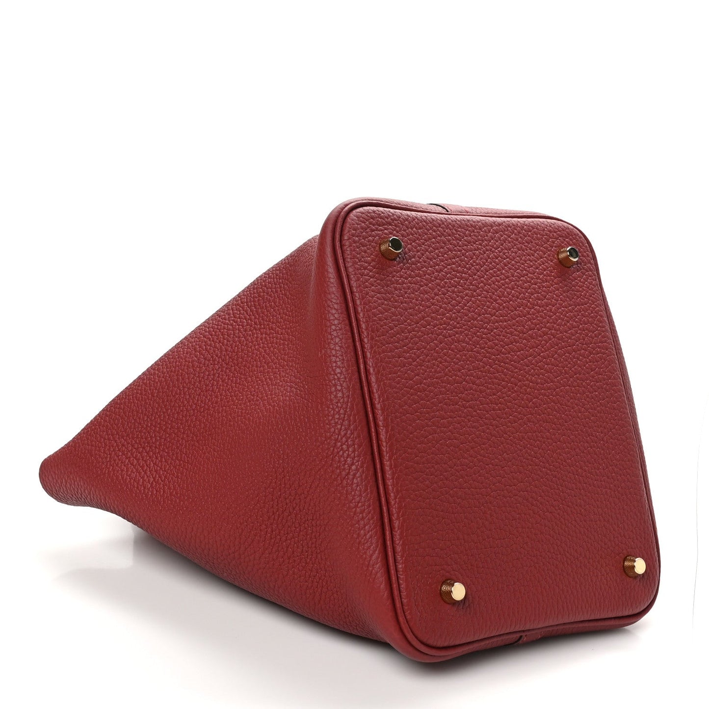 Hermes Taurillon Clemence Picotin Lock 22 MM Rouge H