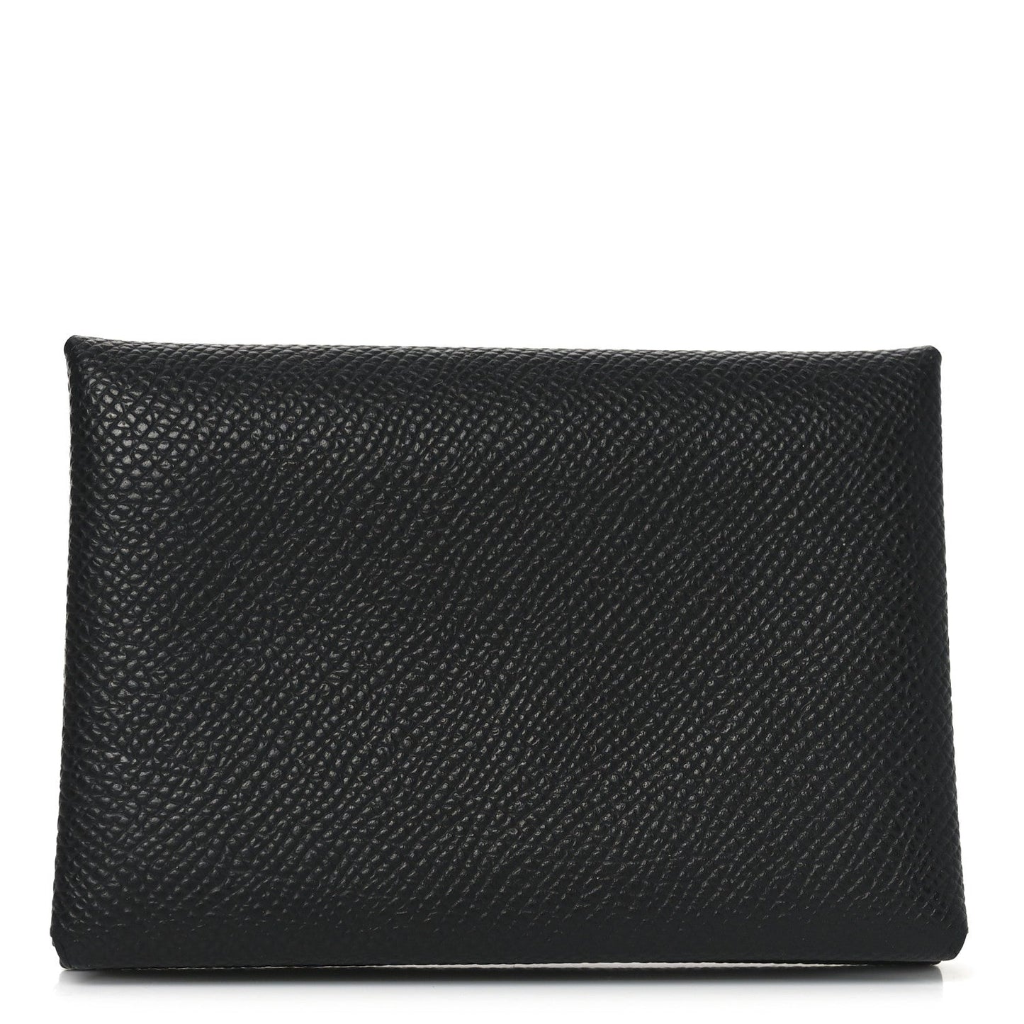 Hermes Epsom Calvi Duo Card Case Black