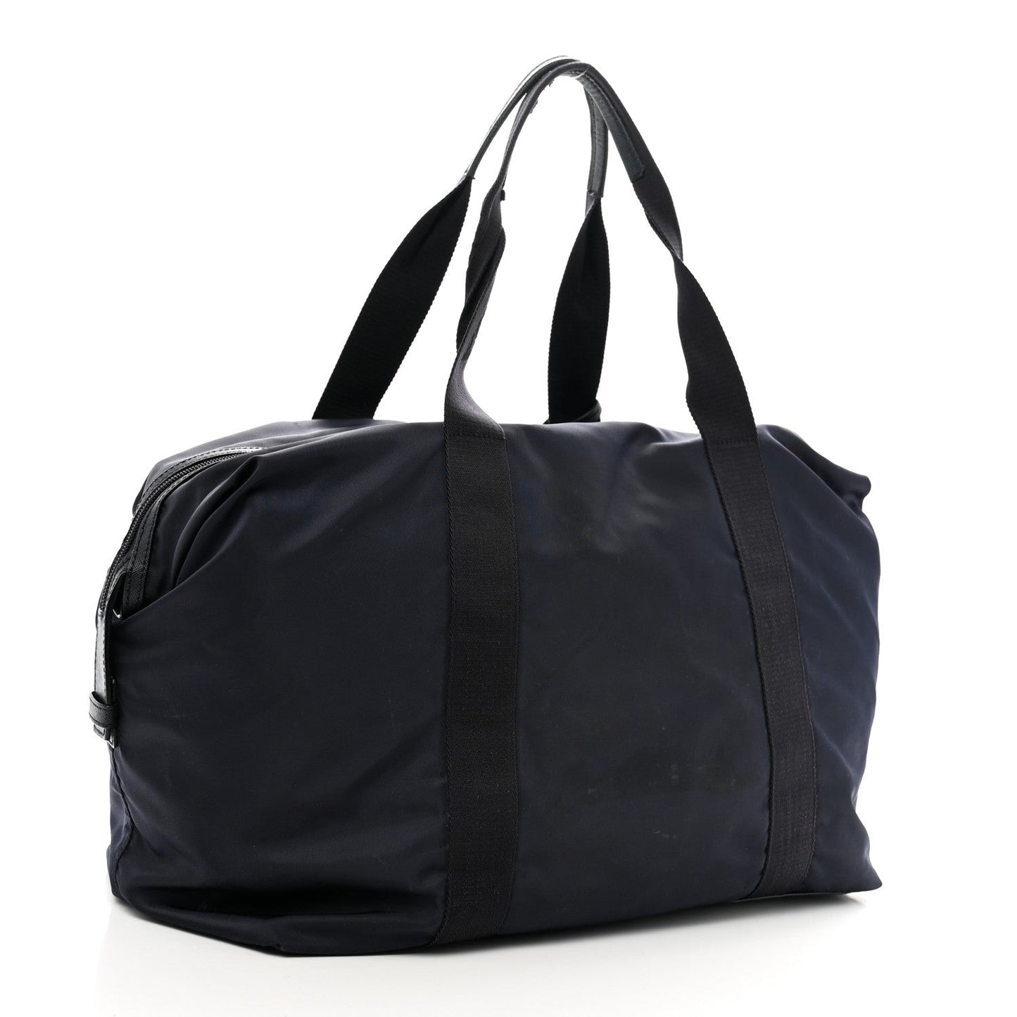 Prada Re-Nylon Saffiano Duffle Bag Navy