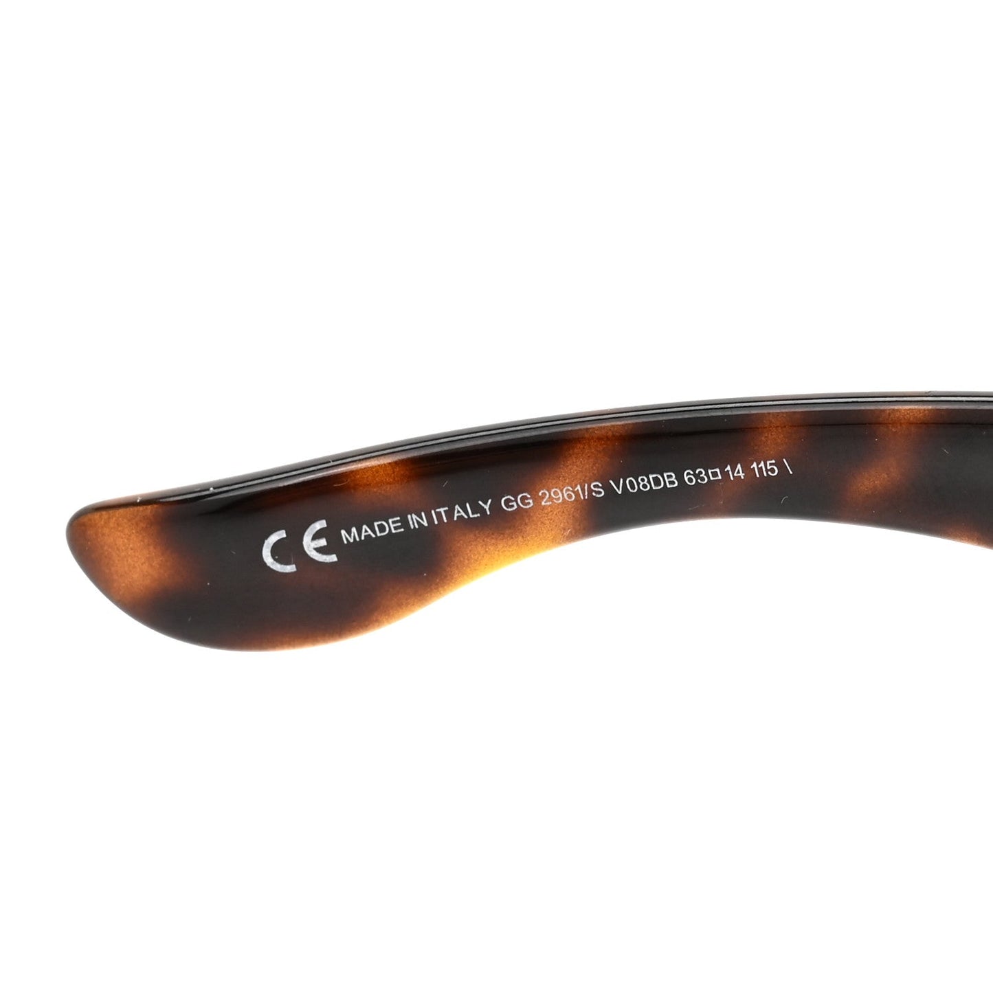 Gucci Acetate Shield Sunglasses GG2961S Tortoise