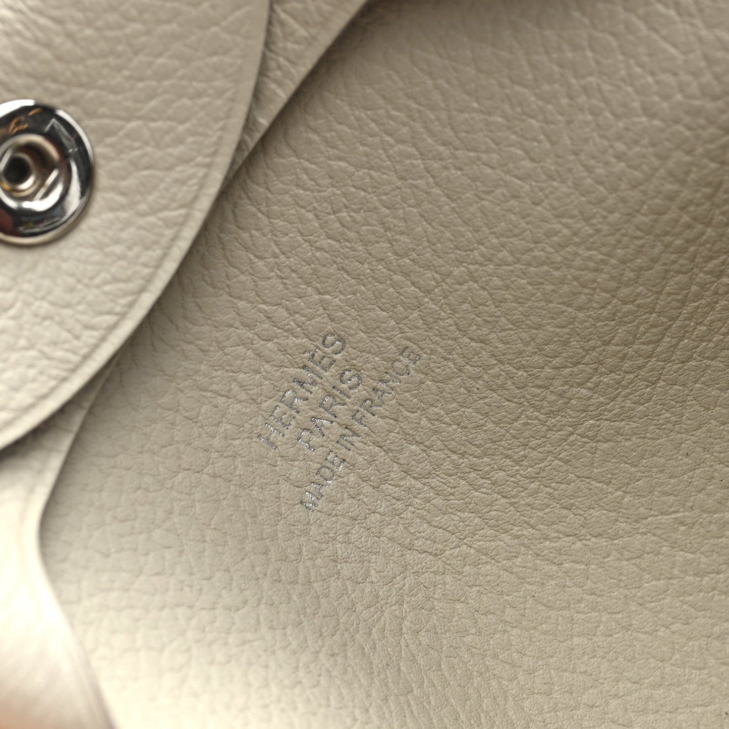 Hermes Evercolor Bastia Coin Purse Beton