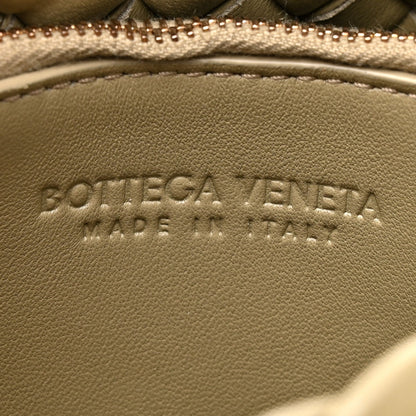 Bottega Veneta Nappa Intrecciato Small Cobble Shoulder Bag Camel