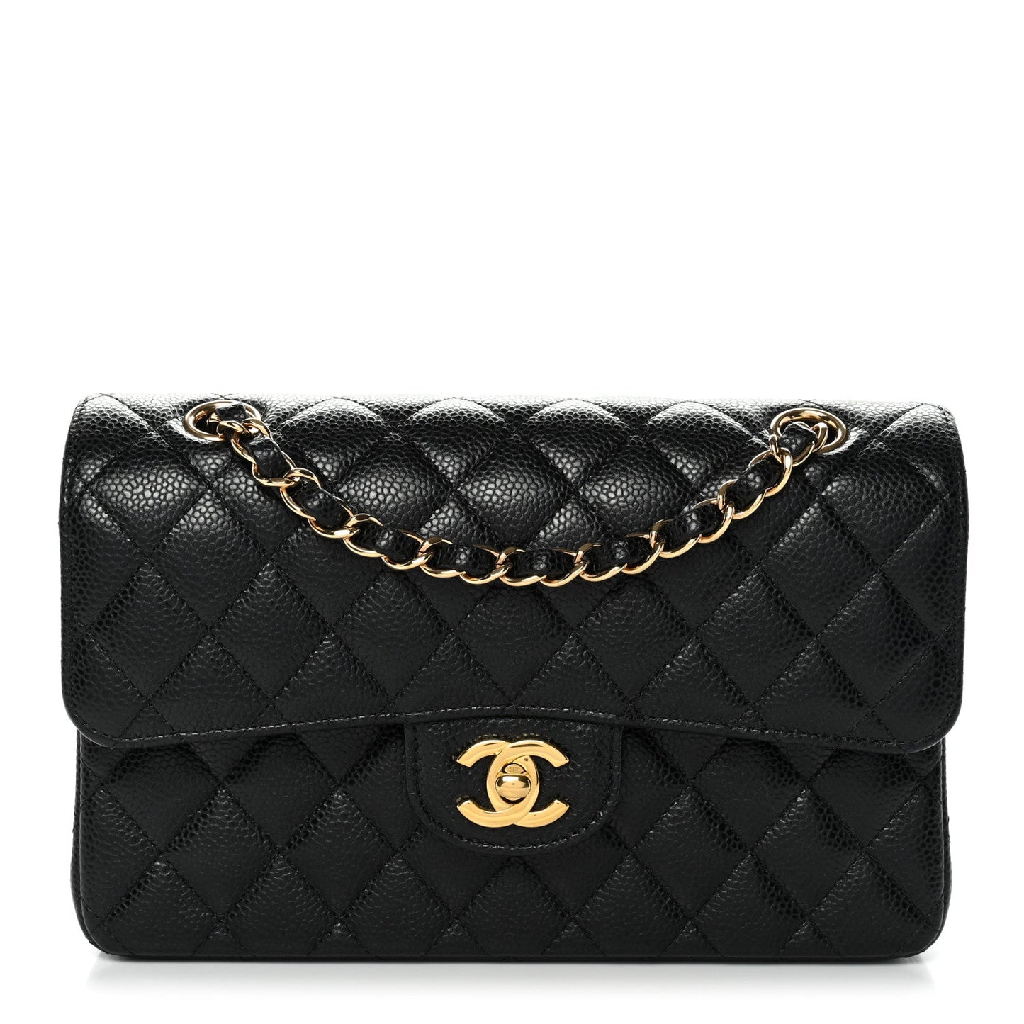 Chanel Caviar Quilted Small Double Flap Black