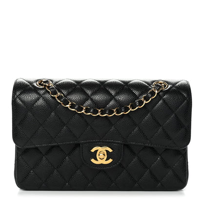 Chanel Caviar Quilted Small Double Flap Black