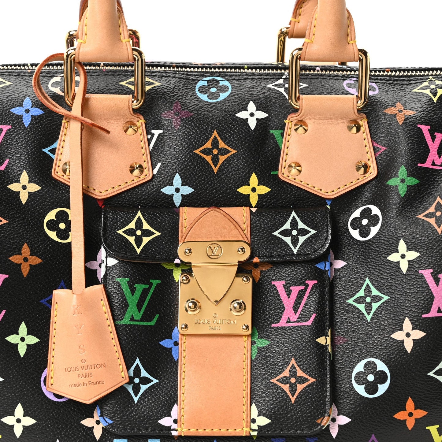 Louis Vuitton Monogram Multicolor Speedy 30 Black