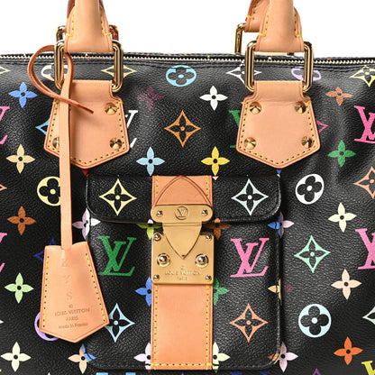 Louis Vuitton Monogram Multicolor Speedy 30 Black