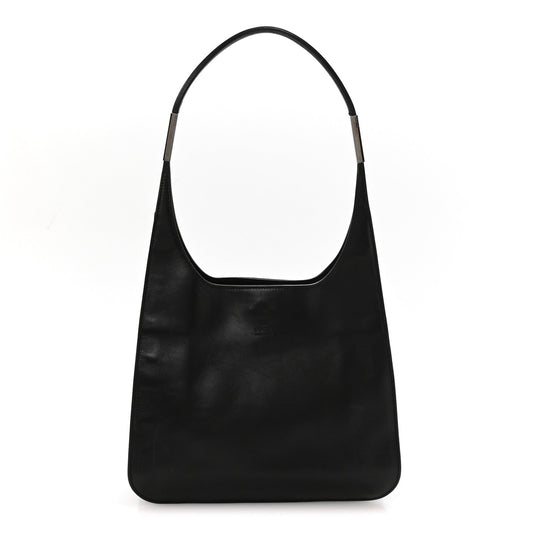Gucci Calfskin Hobo Bag Black