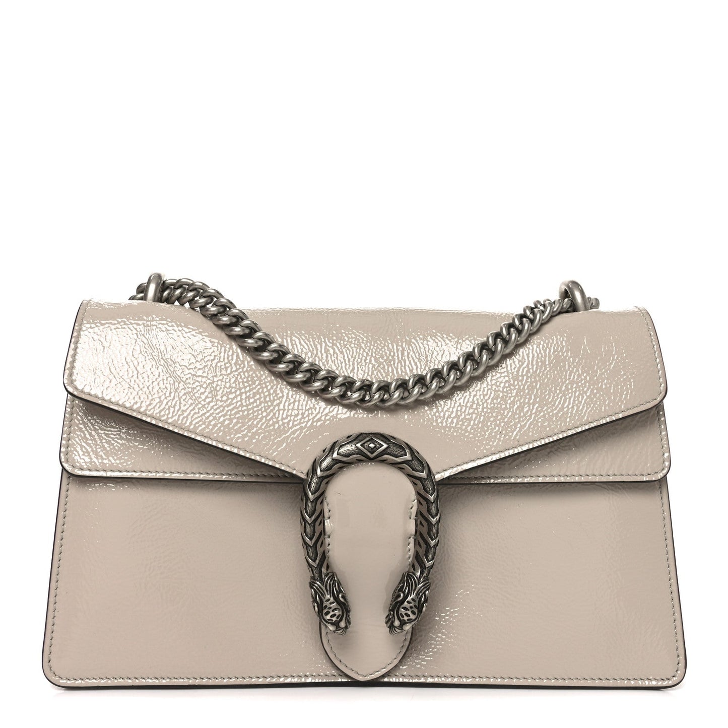 Gucci Crinkled Patent Small Dionysus Shoulder Bag Sphinx