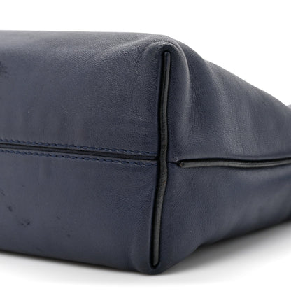 Loewe Calfskin Mini Flamenco Knot Clutch Abyss Blue