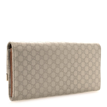 Gucci Soft Microguccissima Dice Chain Wallet Beige