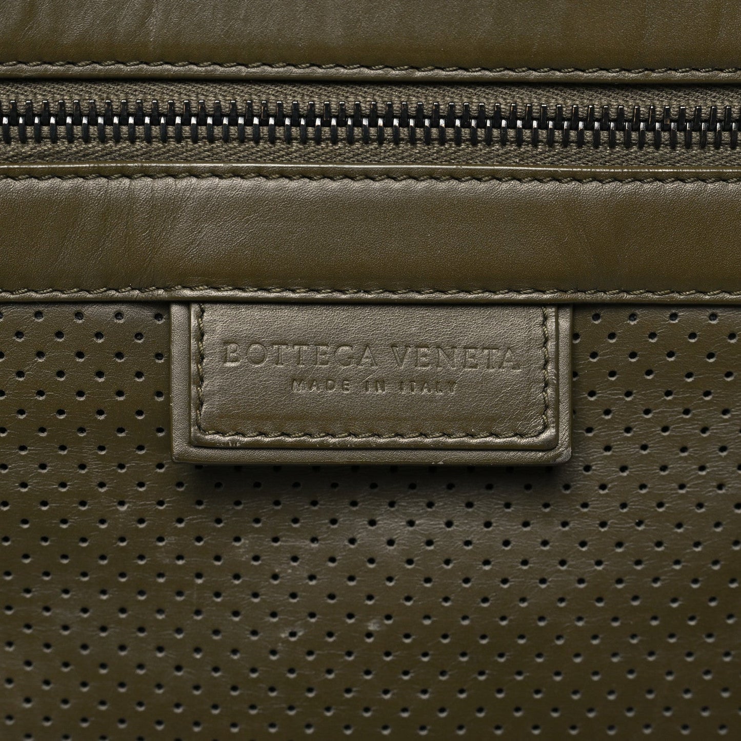 Bottega Veneta Nappa Perforated Leggero Drawstring Backpack Mustard