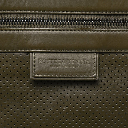 Bottega Veneta Nappa Perforated Leggero Drawstring Backpack Mustard