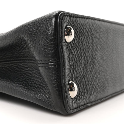 Louis Vuitton Taurillon Capucines BB Black General Blue Pink
