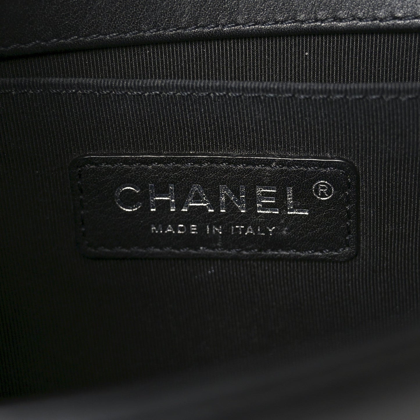 Chanel Lambskin Quilted Small Boy Flap Black