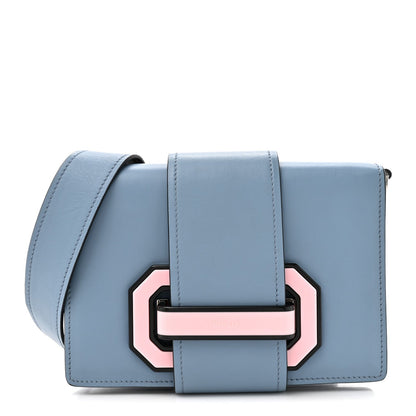 Prada City Calf Plex Ribbon Bag Astrale Rosa