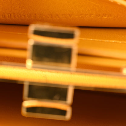 Fendi Shiny Nappa Petite Peekaboo I SEE U Satchel Mimosa