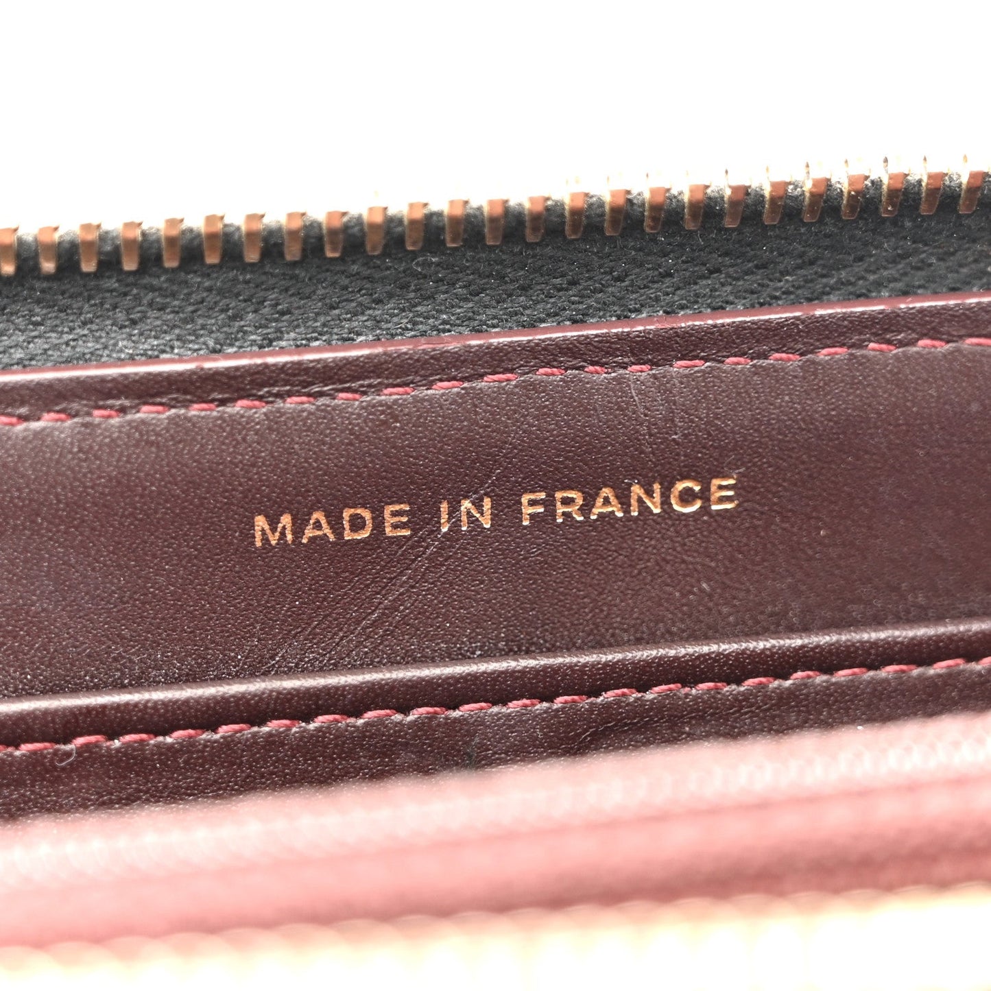 Chanel Caviar Quilted Large Gusset Zip Around Wallet Navy