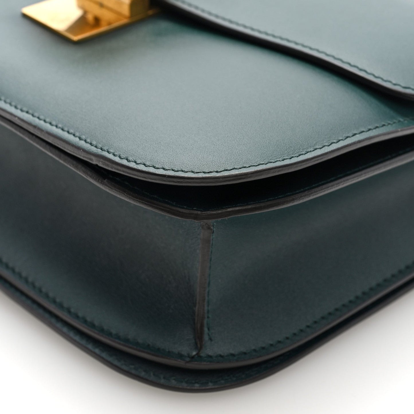 Celine Box Calfskin Medium Classic Box Flap Bag Amazone
