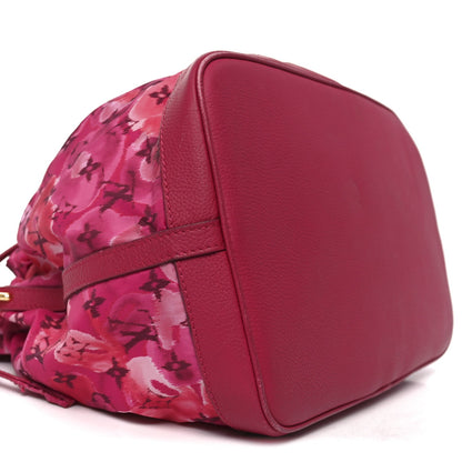 Louis Vuitton Nylon Monogram Ikat Noefull MM Rose Indien