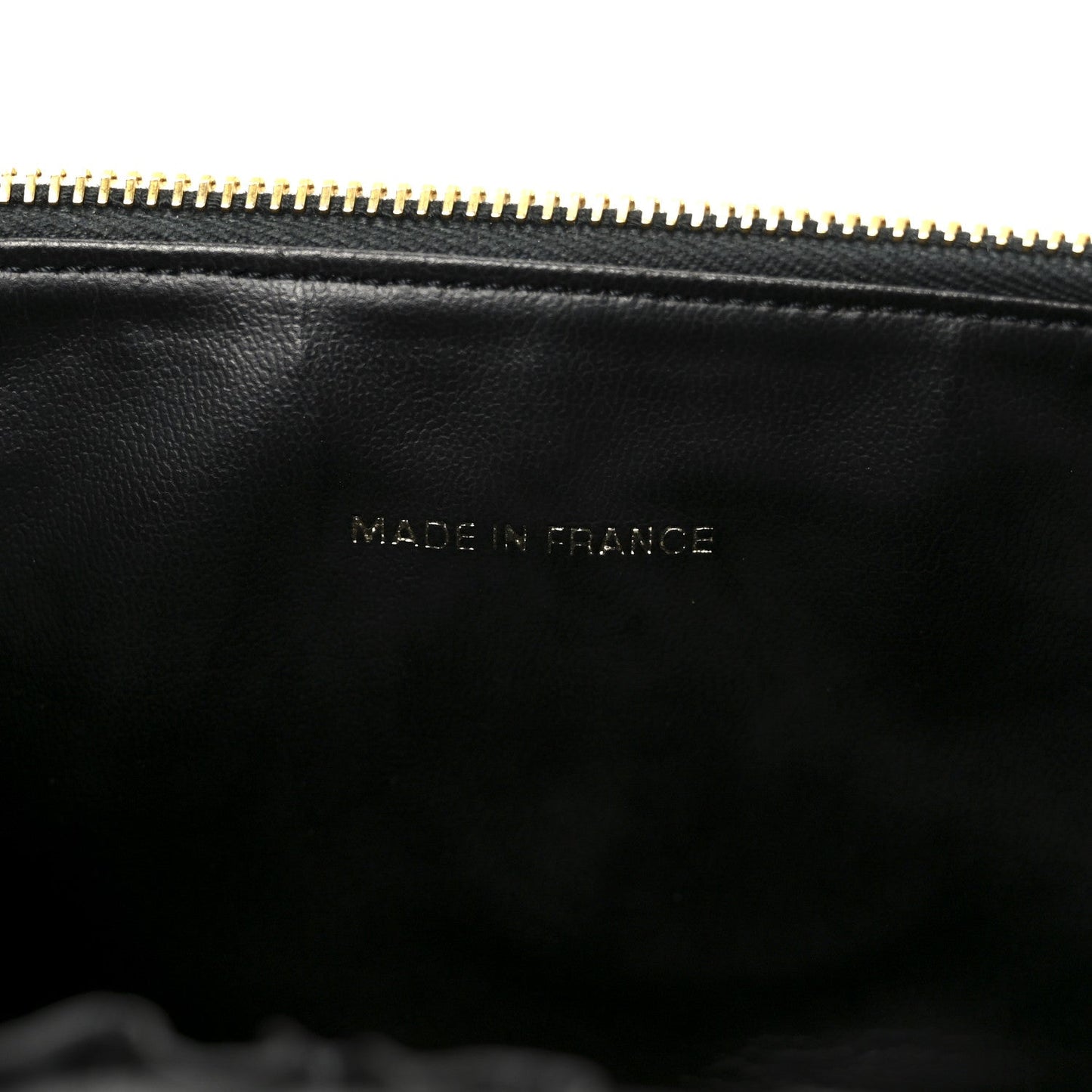 Chanel Caviar Vanity Cosmetic Case Black