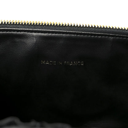 Chanel Caviar Vanity Cosmetic Case Black